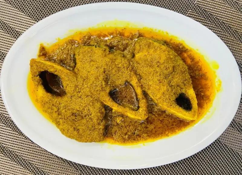 Skhorshe Ilish at Aahar - The Food Legacy