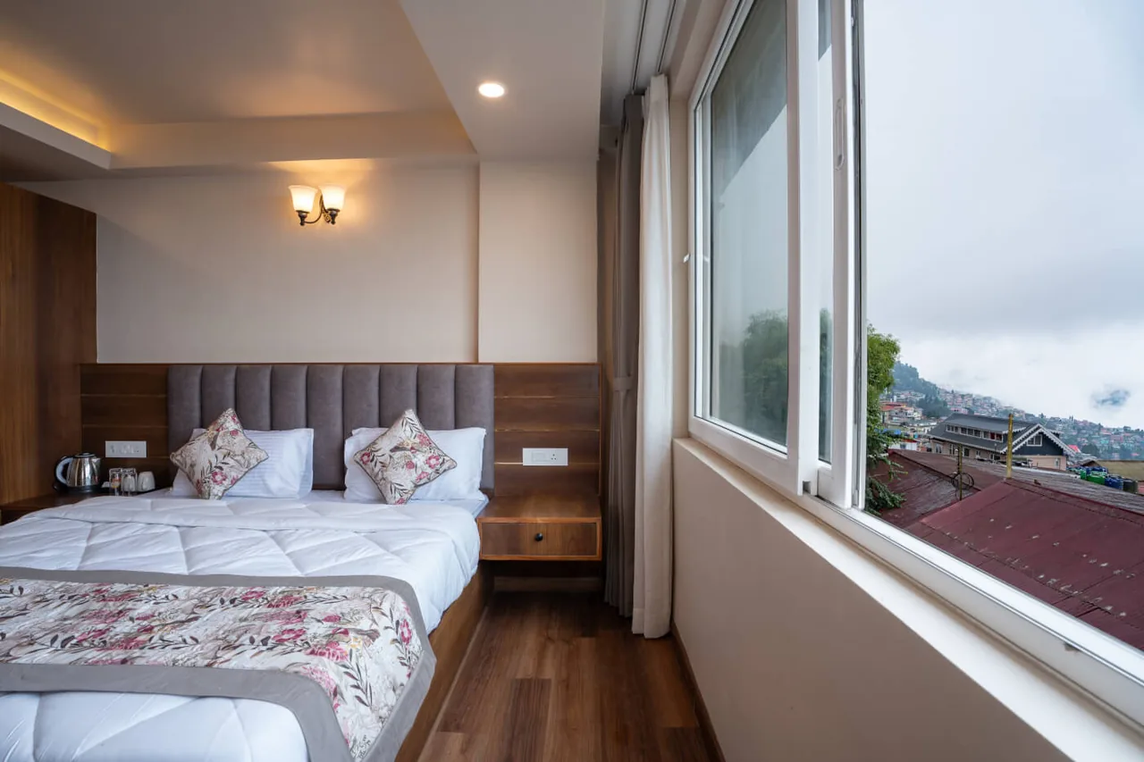 Canopy Boutique Family View Suite - Sunlit Window with Himalayan Views