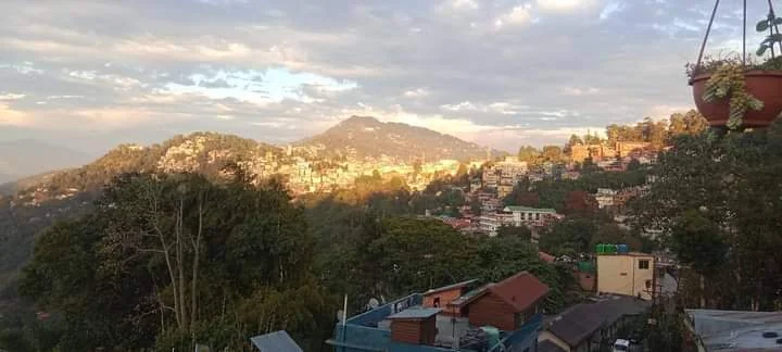 Hotel Himalayan View - Golden Hour Sunset over Kalimpong Hills