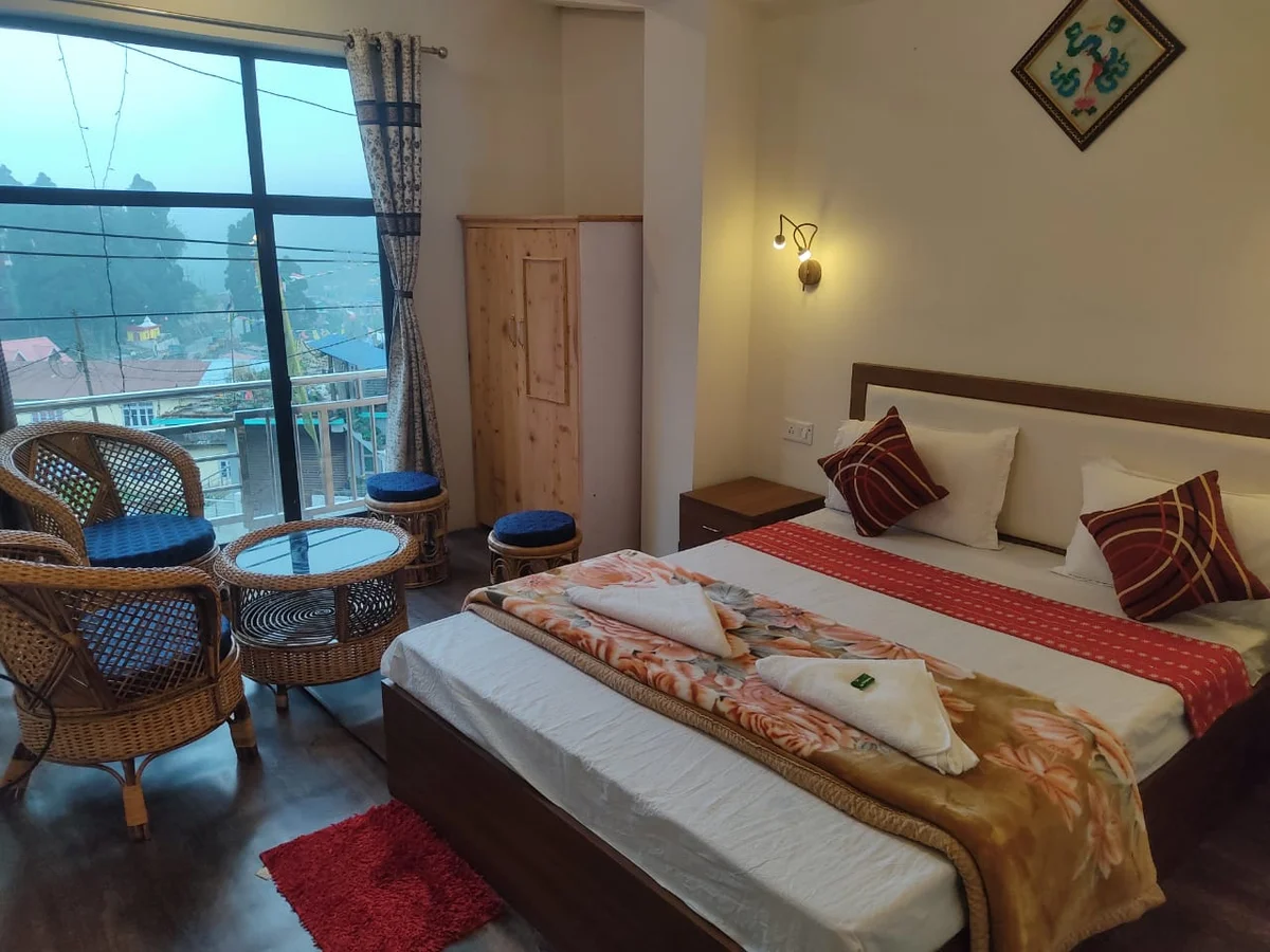 Hotel Manjushree Lava - Room Balcony Mountain View
