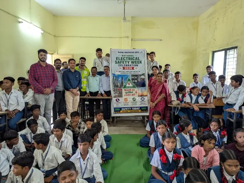 Awareness session on Electrical safety at Pandharkawda school