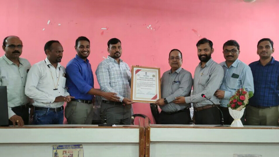 Dhariwal Infrastructure got awarded with “Certificate of Appreciation” from Panchayat Samiti Chandrapur