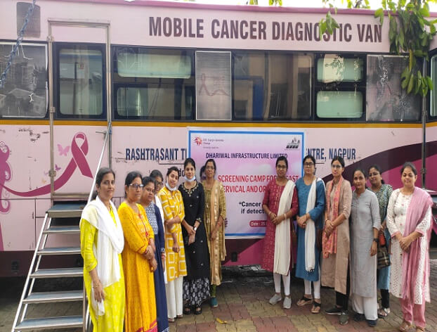 Cancer Screening Camp at Dhariwal Infrastructure Limited (DIL)