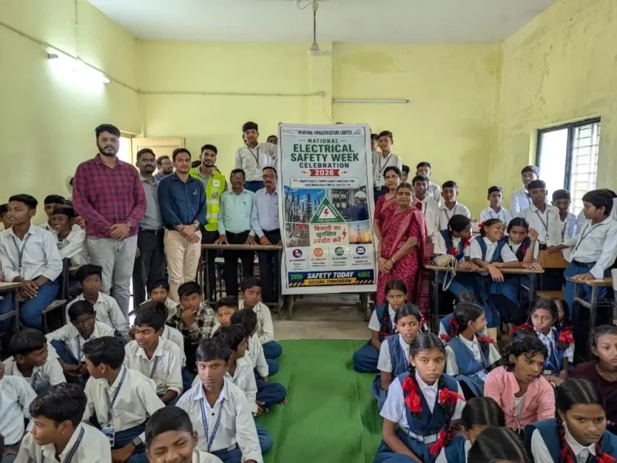 Awareness session on Electrical safety at Pandharkawda school