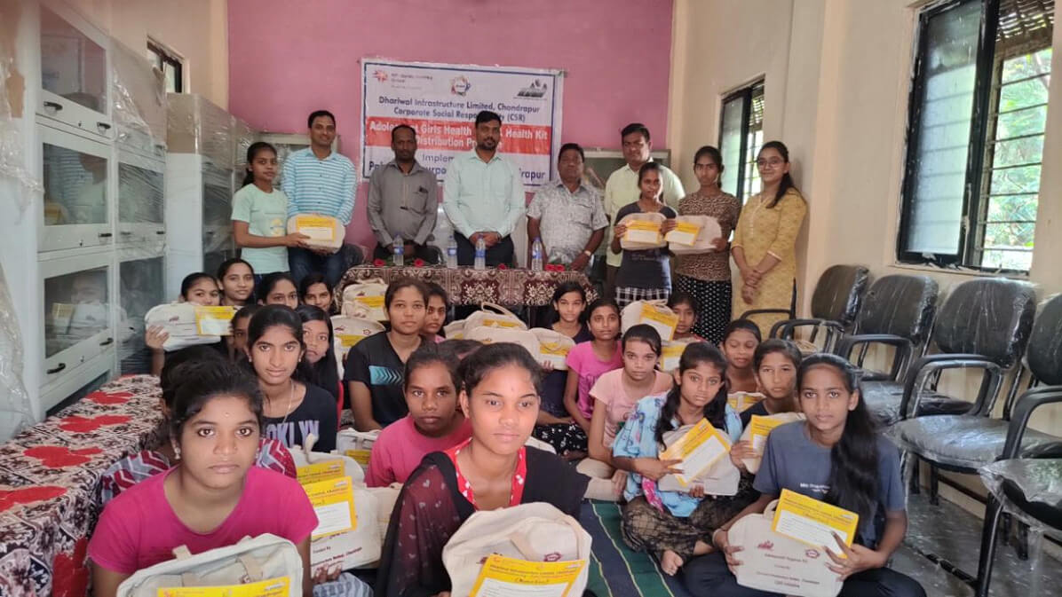 Dhariwal Infrastructure CSR Initiatives-Hygiene kit and Health Card Distribution